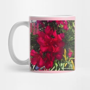 Red Flower Power Mug